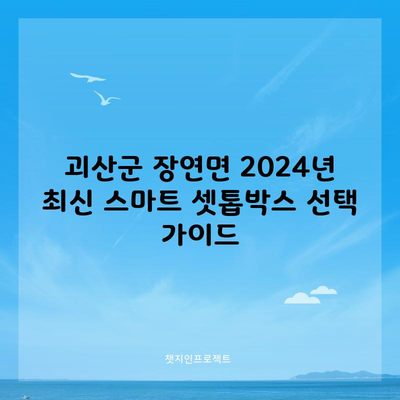 괴산군 장연면 2024년 최신 스마트 셋톱박스 선택 가이드