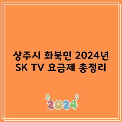 2024년 SK TV 요금제 총정리, 16만원 절약하는 방법