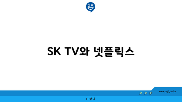 SK TV와 넷플릭스