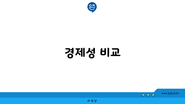 경제성 비교