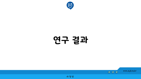 연구 결과