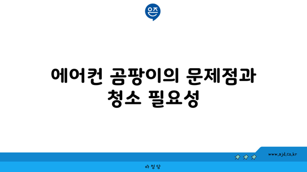 에어컨 곰팡이의 문제점과 청소 필요성