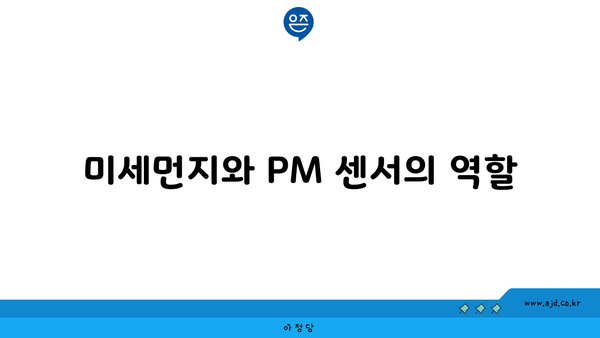 미세먼지와 PM 센서의 역할