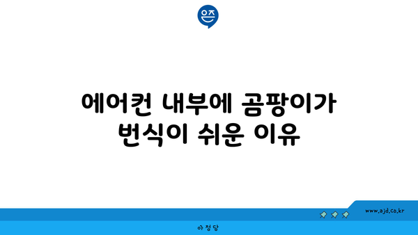 에어컨 내부에 곰팡이가 번식이 쉬운 이유