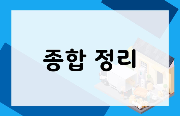 종합 정리